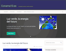 Tablet Screenshot of conama10.es